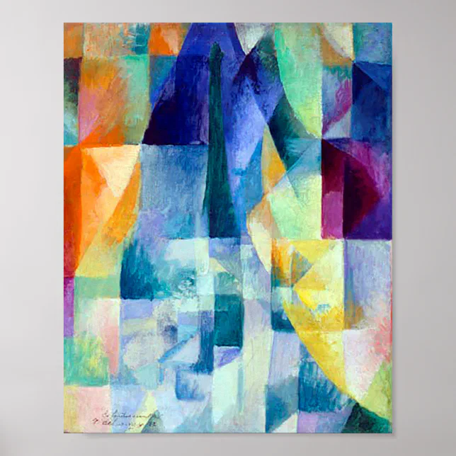 Simultaneous windows by Robert Delaunay Poster | Zazzle