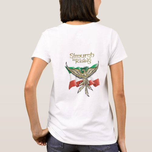 Simurgh Is Rising Phoenix Women Life Freedom  T_Shirt