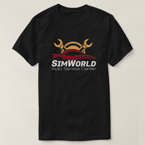 SimWorld Auto Service Center Dark_Colored T_Shirt