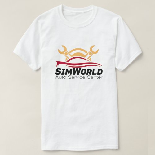 SimWorld Auto Service Center Light_Colored T_Shirt