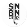 Sin Bin Citizen Hockey Classic Round Sticker
