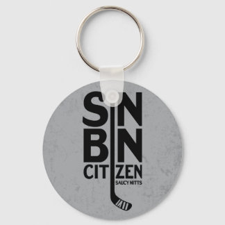 Sin Bin Citizen Hockey Keychain