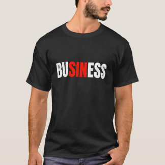 Sin Business Unethical Bad Company Vegas Funny Wor T-Shirt