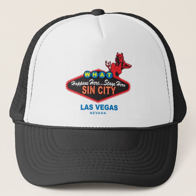 Sin City Trucker hat (Front)