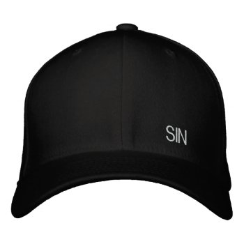 Sin Flexfit Cap by sinacle at Zazzle
