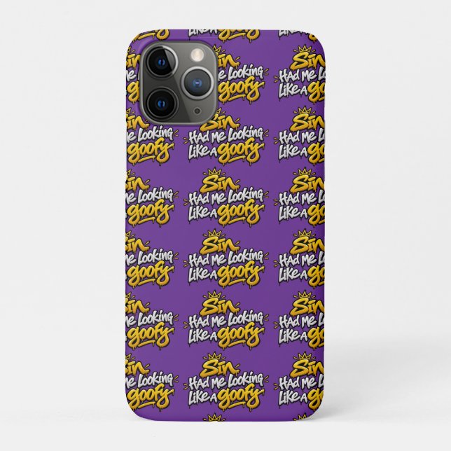 Sin had me looking like a goofy  Case-Mate iPhone case (Back)