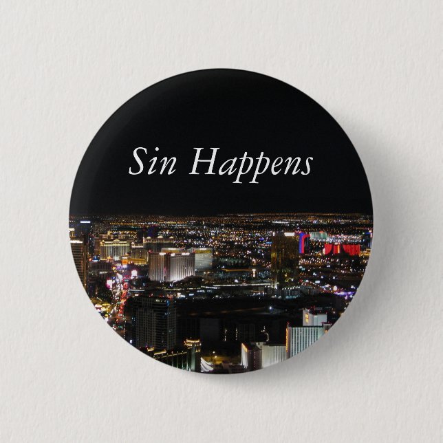 Sin Happens Button (Front)