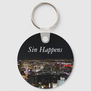 Sin Happens Keychain