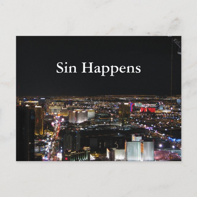 Sin Happens Postcard (Front)