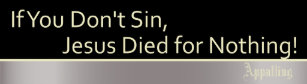 Sin is Good Bumper Sticker