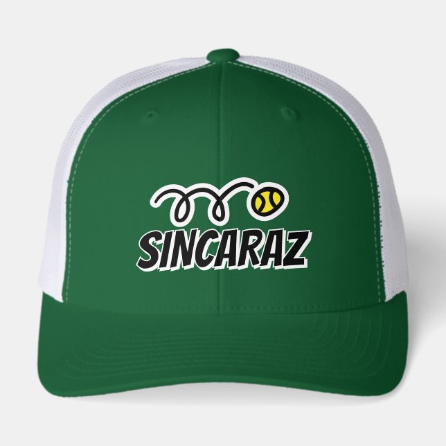 Sinacaraz tennis hat for fans and players (Front)