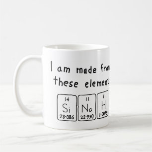 Sinah periodic table name mug