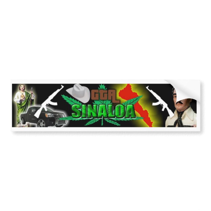 sinaloa bumper sticker