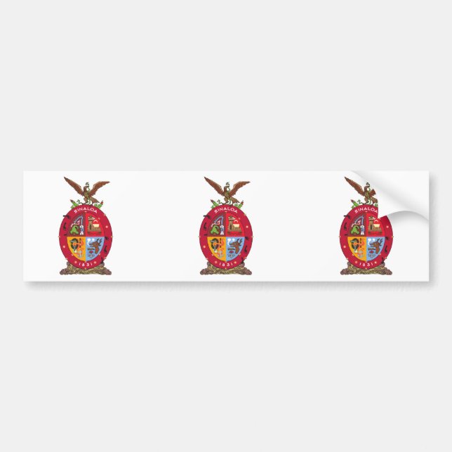 Sinaloa, Mexico Bumper Sticker (Front)