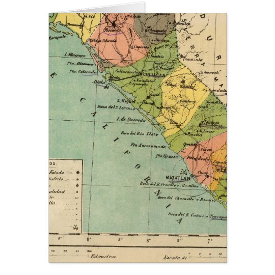 Sinaloa, Mexico Card