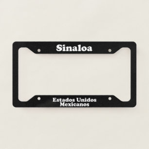 Sinaloa Mexico - LPF License Plate Frame