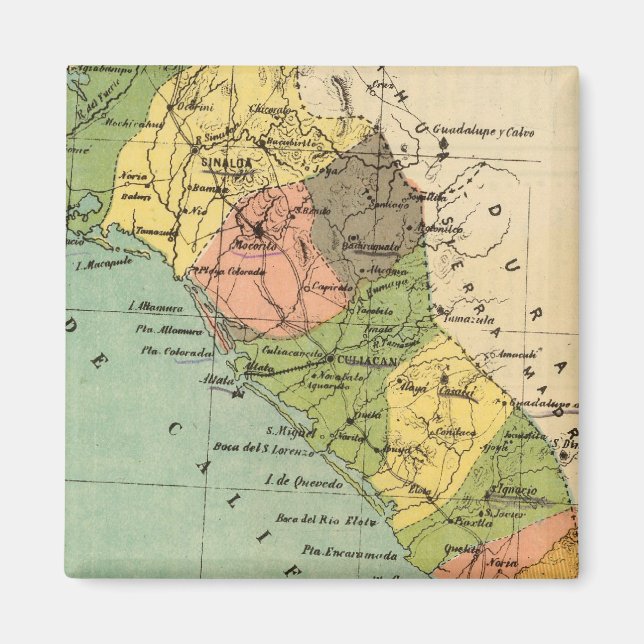 Sinaloa, Mexico Magnet (Front)