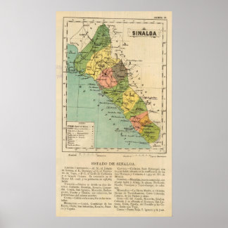 Sinaloa, Mexico Poster