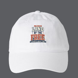 Since 1776 Land of The Free Patriotic USA Men's Hat