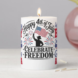 Since 1776: United States Independence Day 2026 Pillar Candle