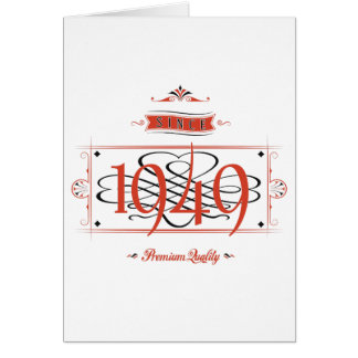 Since 1949 (Red&Black) Cards