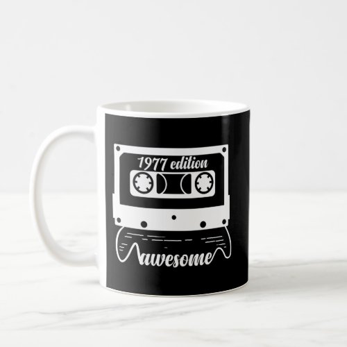 Since 1977 Edition Awesome Cassette Tape Coffee Mug