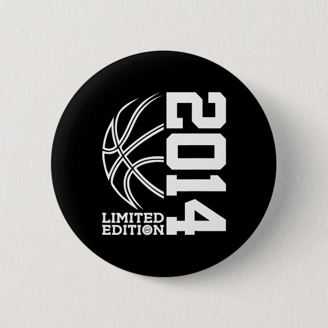 Since 2014 Birthday Bysketbyll Limited Edition 201 Button (Front)