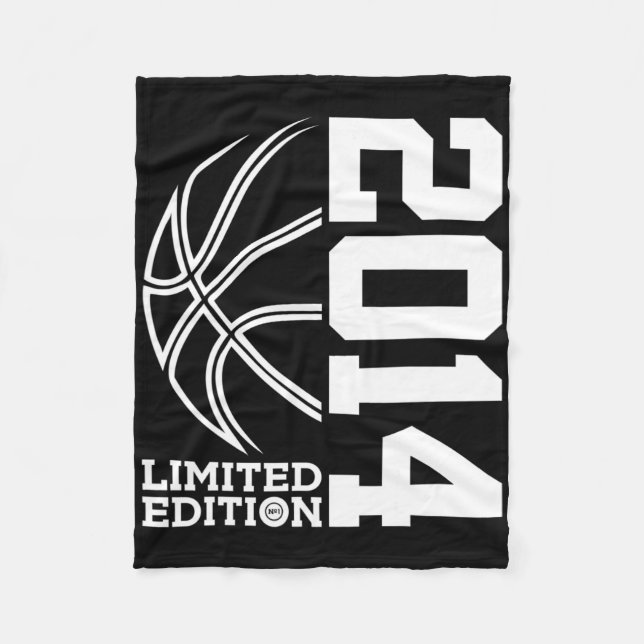 Since 2014 Birthday Bysketbyll Limited Edition 201 Fleece Blanket (Front)