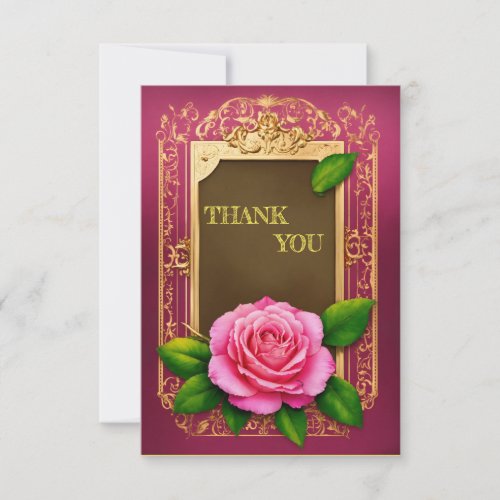 Sincere Gratitude Minimalist Flat Thank You Card
