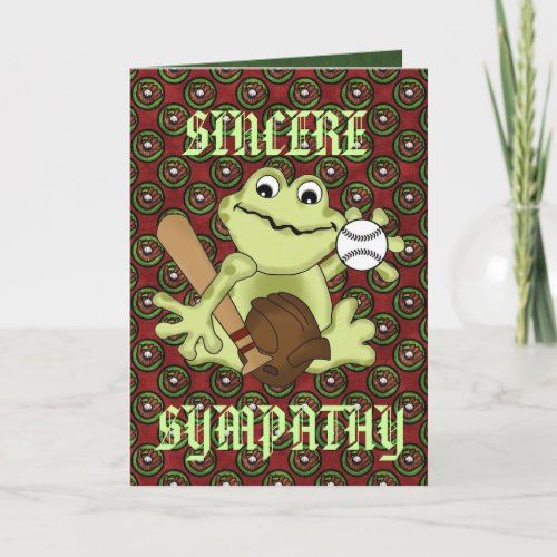 SINCERE SYMPATHY CARD