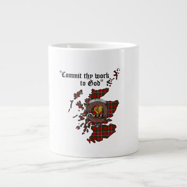 Sinclair Clan Badge Jumbo Mug (Front)