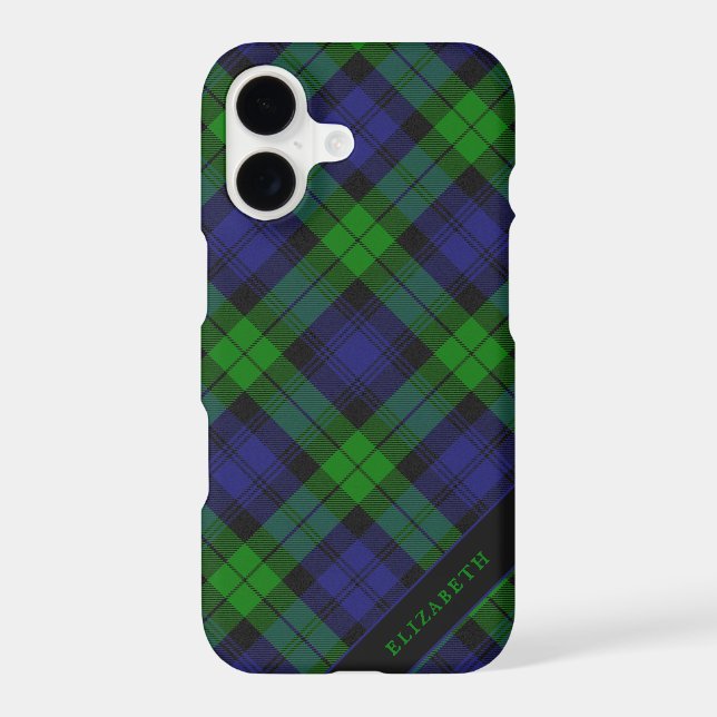 Sinclair Clan Hunting Tartan Variant Case-Mate iPhone Case (Back)