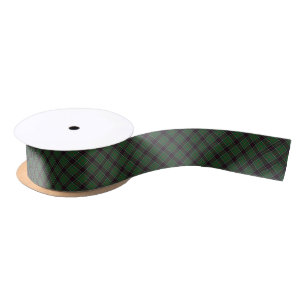 Sinclair Clan Hunting Tartan Variant Plaid Satin Ribbon