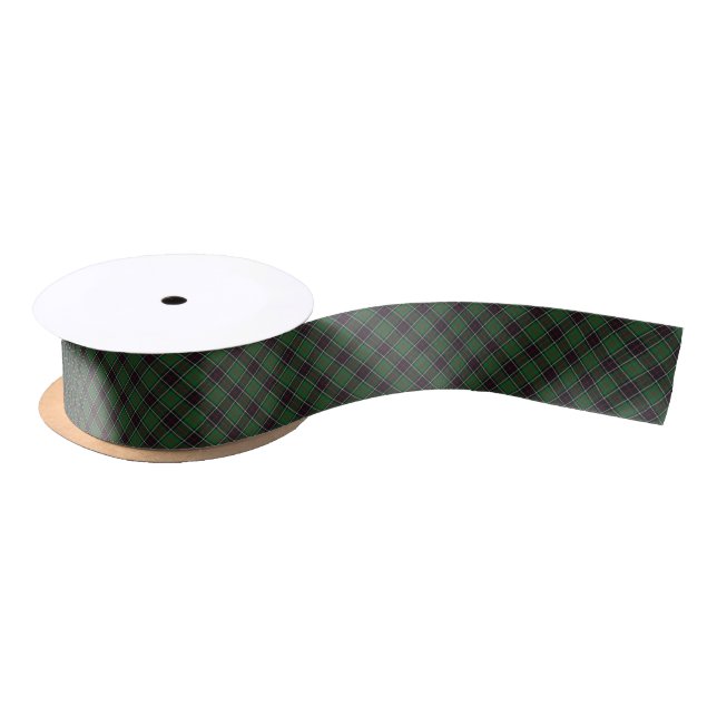 Sinclair Clan Hunting Tartan Variant Plaid Satin Ribbon (Spool)