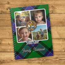 Sinclair Family Photo Collage Notebook