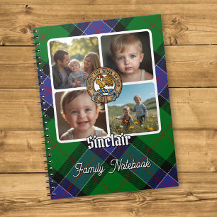 Sinclair Family Photo Collage Notebook