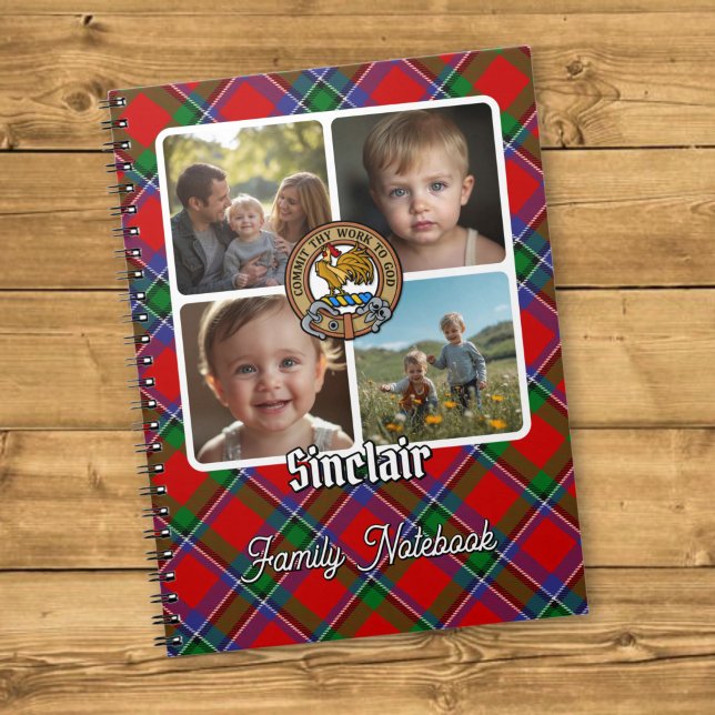 Sinclair Family Photo Collage Notebook (Creator Uploaded)