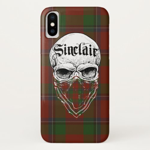 Sinclair Tartan Bandit iPhone X Case