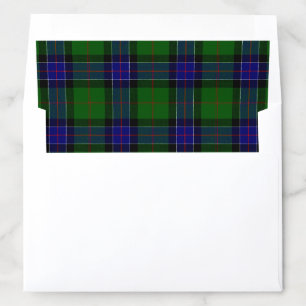 Sinclair tartan blue green plaid envelope liner
