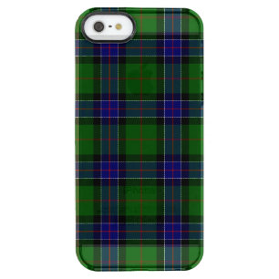 Sinclair tartan blue green plaid clear iPhone SE/5/5s case