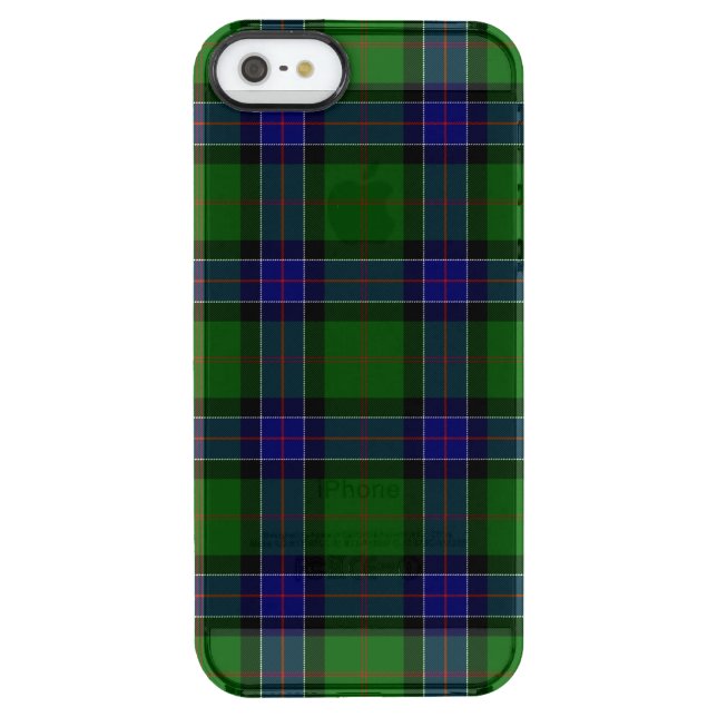 Sinclair tartan blue green plaid uncommon iPhone case (Back)