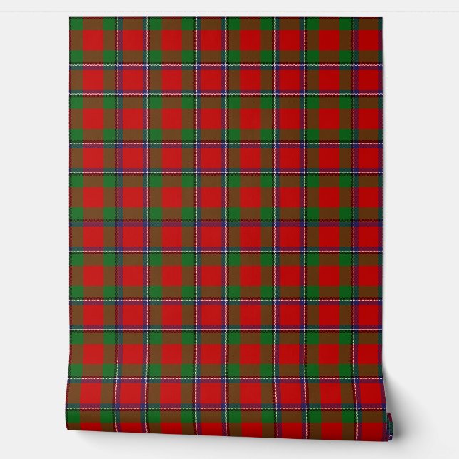 Sinclair Tartan Plaid Scottish Clan Wallpaper (Unrolling)