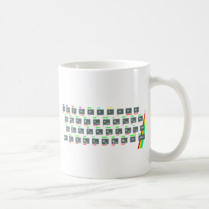 Sinclair ZX Spectrum Keyboard Keys Coffee Mug