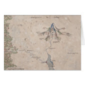 Sindarin Map of The Lonely Mountain (Front Horizontal)
