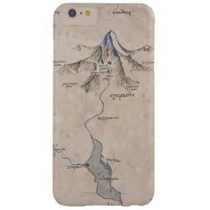 Sindarin Map of The Lonely Mountain Barely There iPhone 6 Plus Case