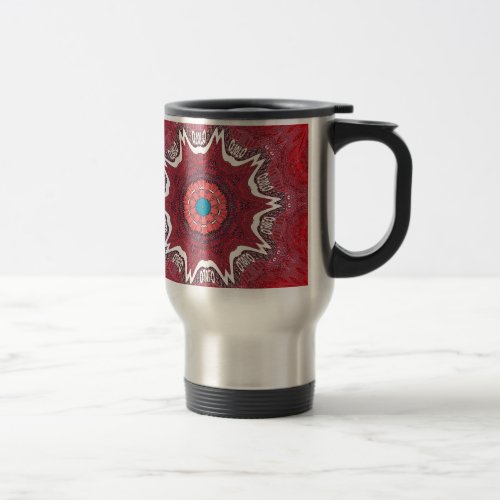 Sindh ethnic tribal patternjpg travel mug