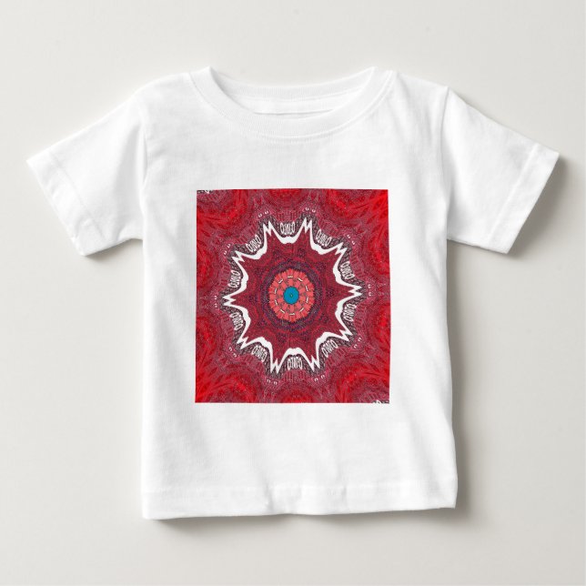 Sindhi Ethnic Tribal Pattern Art Print Baby T-Shirt (Front)