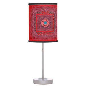 Sindhi Ethnic Tribal Pattern Art Print Table Lamp