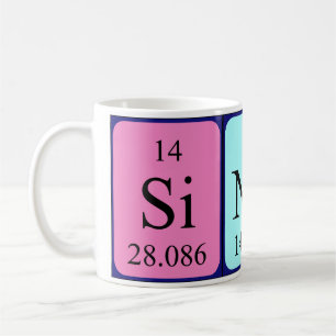 Sindre periodic table name mug