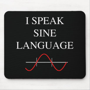 Sine Language Mouse Pad